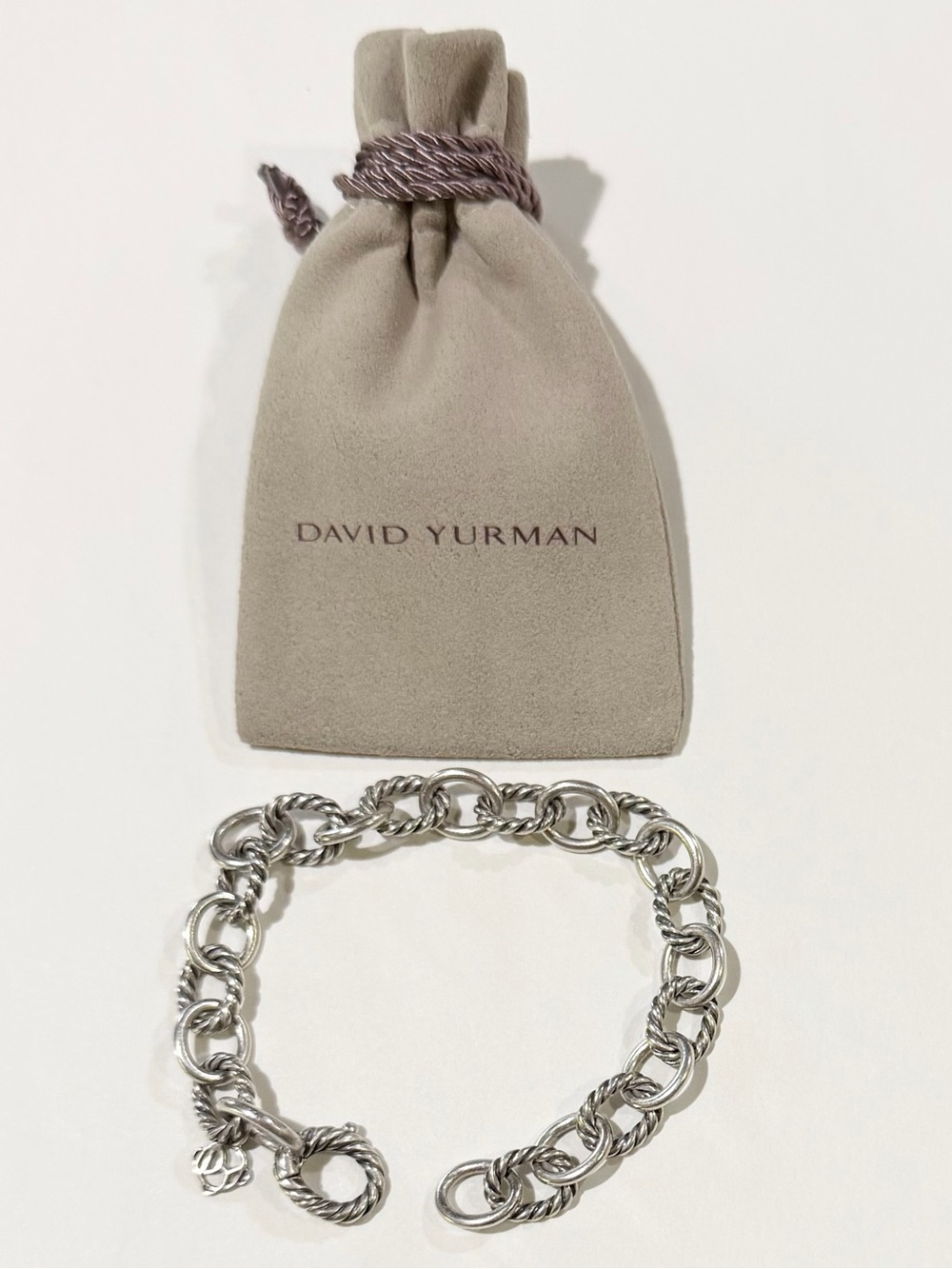 ❤️ David Yurman 10mm Oval Link Chain Bracelet - Picture 8 of 9